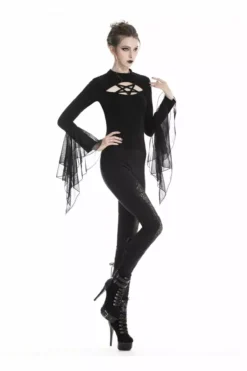 Floral Witch Lace-Up Leggings 10 Floral Witch Lace-Up Leggings -Creepsville Horror Shop rwerwer