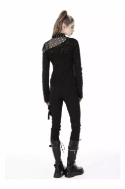 RIP To Shreds Fishnet Top -Creepsville Horror Shop sddfd