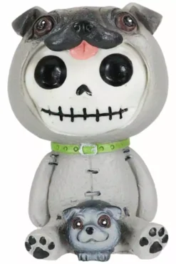 Pugsly The Pug Statue -Creepsville Horror Shop sdffsdsd