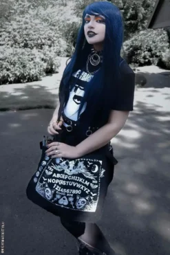 Purranormal Spirit Board Messenger Bag -Creepsville Horror Shop sfsd