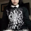 Slender Sickness Sweatshirt 2 Slender Sickness Sweatshirt -Creepsville Horror Shop slenderrrr
