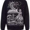 Alice And The Caterpillar Sweatshirt 1 Alice And The Caterpillar Sweatshirt -Creepsville Horror Shop sweatshirt 3328fe6b d677 4402 af4e 4b5a24d4711f