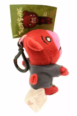Teddy Scares Edwin Morose Keychain -Creepsville Horror Shop teddy scares keychain edwin 03
