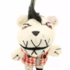 Teddy Scares Rita Mortis Keychain -Creepsville Horror Shop teddy scares keychain rita 01