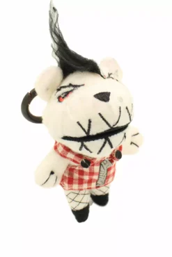 Teddy Scares Rita Mortis Keychain -Creepsville Horror Shop teddy scares keychain rita 03