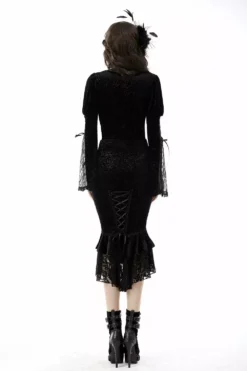 Ghostling Vintage Goth Skirt -Creepsville Horror Shop tgrteter
