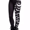 Bats And Stars High Waist Leggings -Creepsville Horror Shop too fast bats and stars high waist leggings 533574 1100xcopy