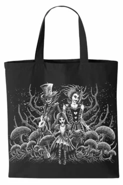 Malice In Wonderland Bag [Multiple Styles Available] -Creepsville Horror Shop tote bag resize b5d3722e 0d63 4eac 863a ed3184ed9dbe