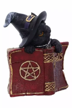 NEMESIS NOW Kitty's Grimoire Spellbook Statue 14 NEMESIS NOW Kitty's Grimoire Spellbook Statue -Creepsville Horror Shop u5711u1 2