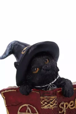 NEMESIS NOW Kitty's Grimoire Spellbook Statue 16 NEMESIS NOW Kitty's Grimoire Spellbook Statue -Creepsville Horror Shop u5711u1 4