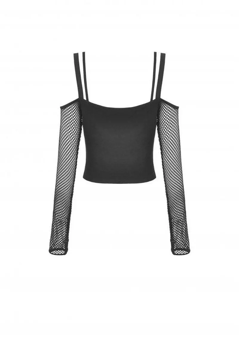 Black Craft Fishnet Off The Shoulder Top 11 Black Craft Fishnet Off The Shoulder Top - Image 9