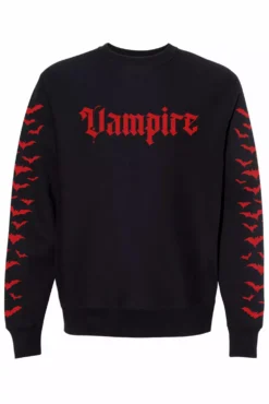 Creepsville Horror Shop 22 I'm A Vampire Sweatshirt