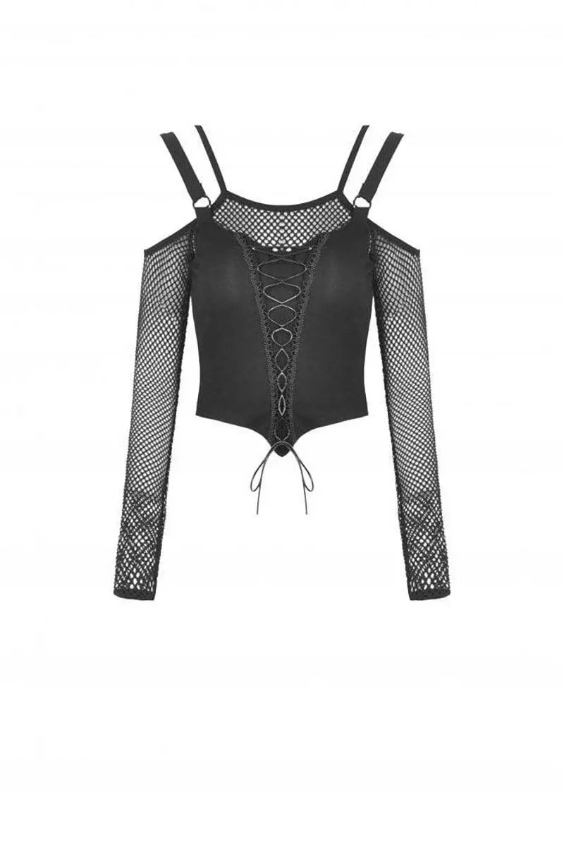 Black Craft Fishnet Off The Shoulder Top 10 Black Craft Fishnet Off The Shoulder Top - Image 8