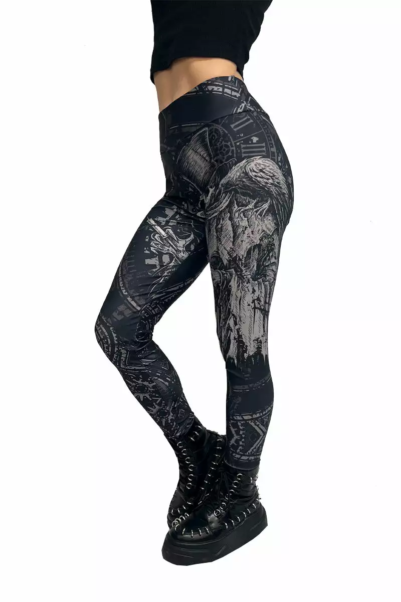 Deathcore Plague Doctor Leggings 5 Deathcore Plague Doctor Leggings - Image 3