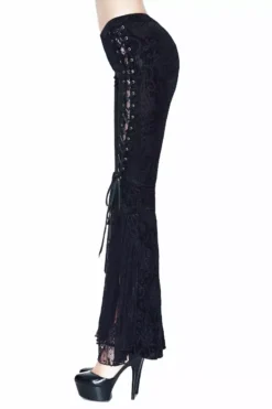 Persephone Flared Pants -Creepsville Horror Shop womens gothic bell bottoms