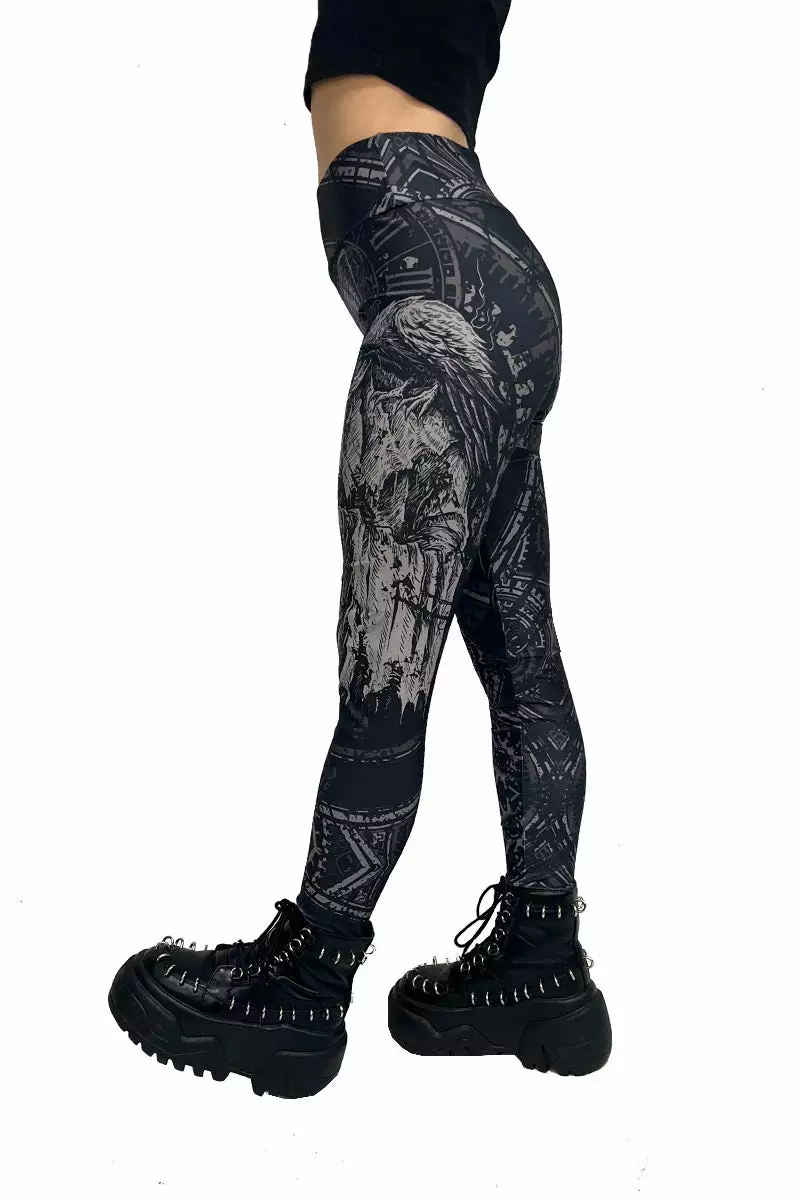 Deathcore Plague Doctor Leggings 8 Deathcore Plague Doctor Leggings - Image 6