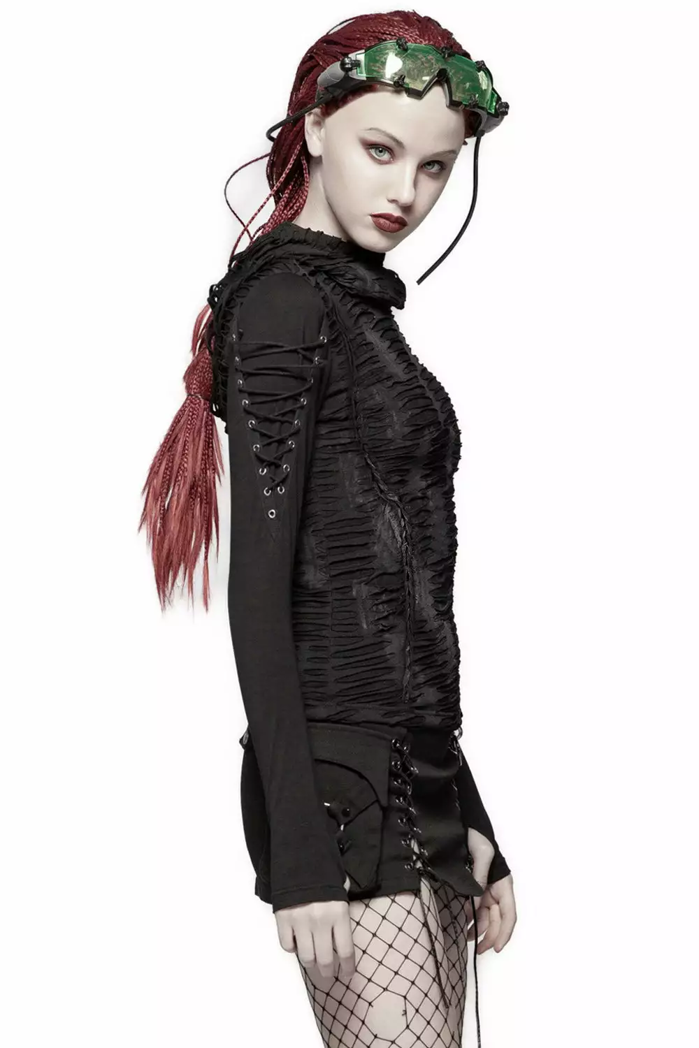 Warling Shredded Hooded Top 4 Warling Shredded Hooded Top - Image 2