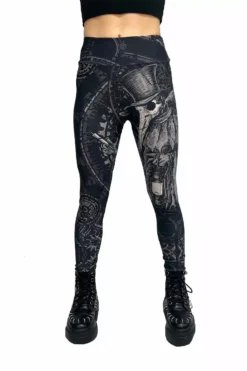 Deathcore Plague Doctor Leggings