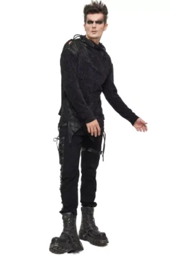 Born Villain Distressed Goth Pants 15 Born Villain Distressed Goth Pants -Creepsville Horror Shop wwwwqw
