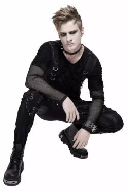 Patient 99 Distressed Punk Pants -Creepsville Horror Shop yjtj