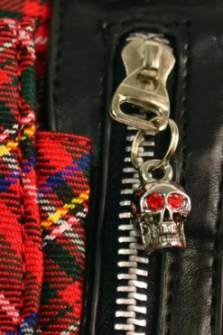 Rise Up Bag [RED PLAID] -Creepsville Horror Shop ytyhtur